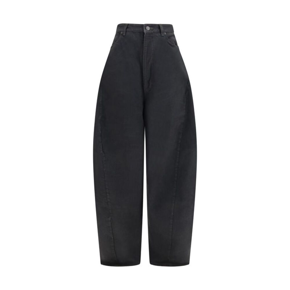 Balenciaga Women High-Waisted Twisted-Seam Pants